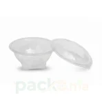Barquette/Saladier Plastique Transparent avec Couvercle – Récipient Alimentaire Jetable - Image 2
