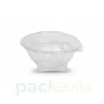 Barquette/Saladier Plastique Transparent avec Couvercle – Récipient Alimentaire Jetable