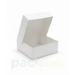 Boîte Pâtisserie Blanche 23x23 cm - Carrée Haute Qualité (Modèle BL N 23)