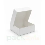 Boîte Pâtisserie Blanche 23x23 cm - Carrée Haute Qualité (Modèle BL N 23)