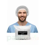 Charlotte Jetable TNT Blanche (100 Pièces) - Calot Chirurgical Non-Tissé Hygiène Professionnelle - Image 3