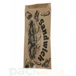 Sachets Sandwich en Papier Kraft Brun Imprimé