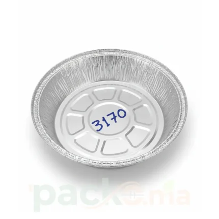 Barquette Aluminium Ronde - Modèle 3170