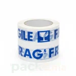 Ruban Adhésif FRAGILE Blanc & Bleu