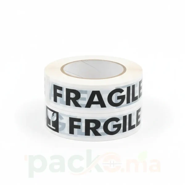 Ruban Adhésif FRAGILE Personnalisé avec Pictogramme