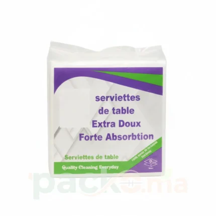 Serviettes de Table Blanches – Qualité Extra Douce et Forte Absorption