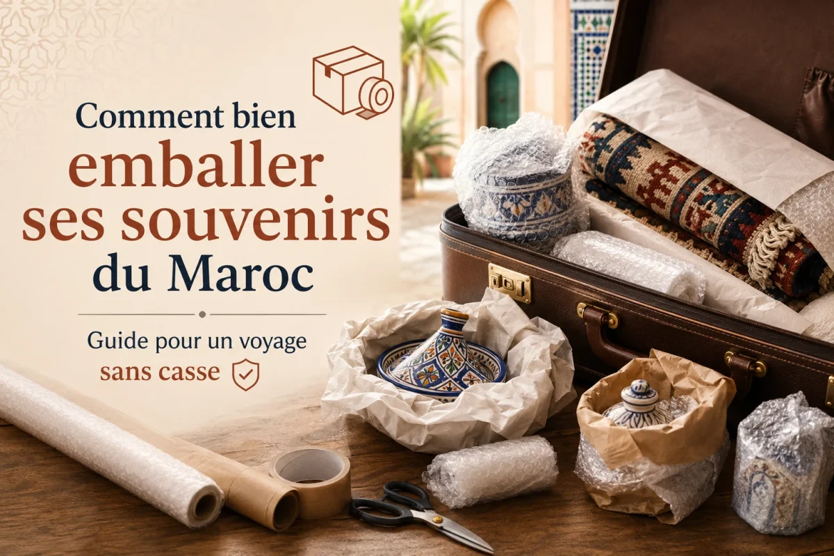 Comment bien emballer ses souvenirs du Maroc