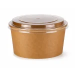 Bol Salade Kraft avec Couvercle 1300 cc