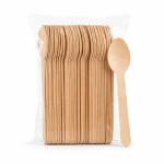 Cuillère en Bois Jetable – 50 Pièces