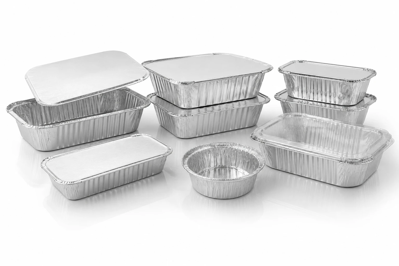 Barquette aluminium pour plats chauds à emporter