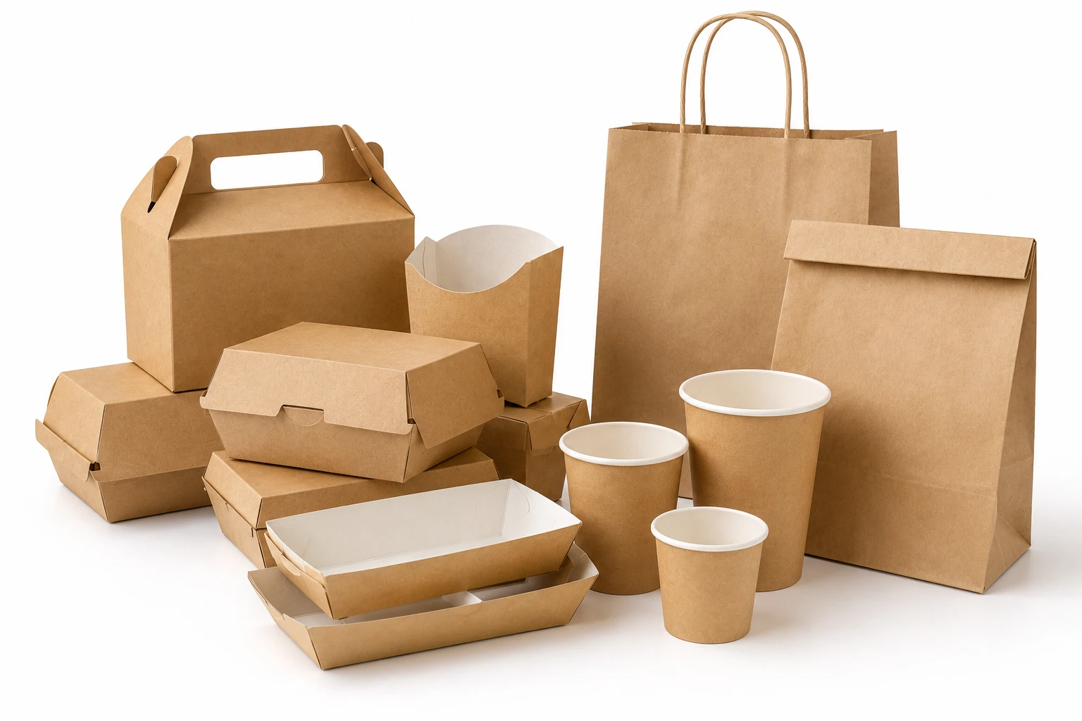 Emballage carton alimentaire pour boîtes repas